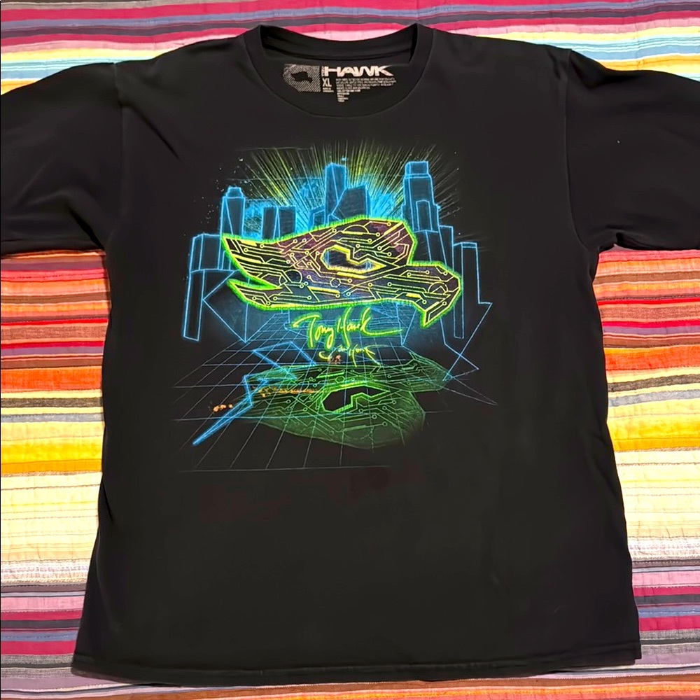 Tony Hawk Black Graphic T-Shirt